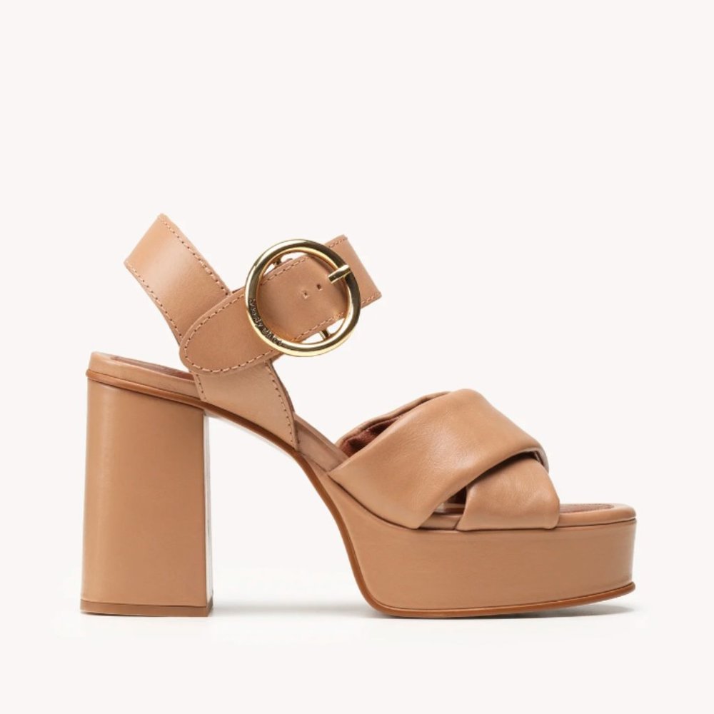 CHLOE Lyna Platform Sandal -  Size 37.5